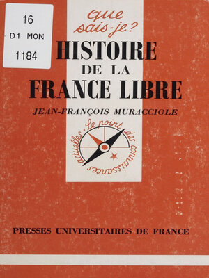 cover image of Histoire de la France libre
